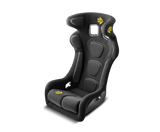 Front view of Momo Daytona Evo seat with head restraint system