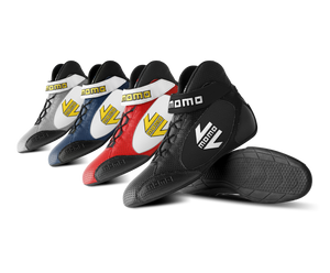 4 pairs of Momo GT Pro boots in all colors