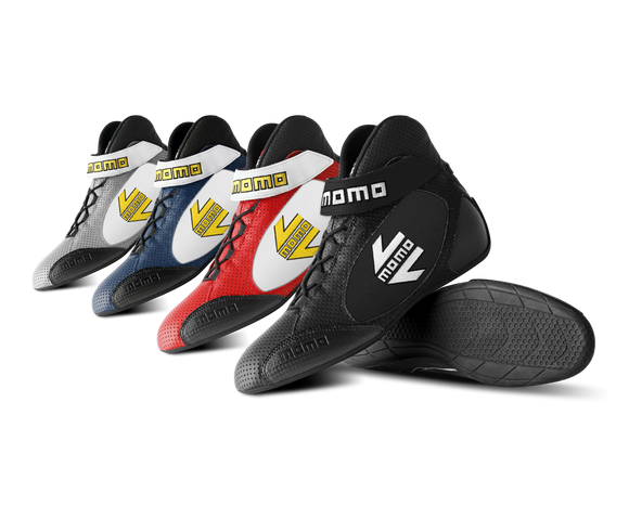4 pairs of Momo GT Pro boots in all colors