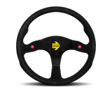 Momo mod 80 suede steering wheel with horn buttons