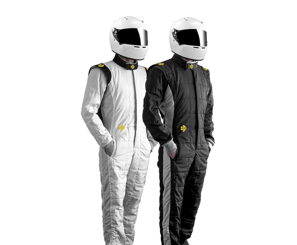 black and white momo xl one racing suit